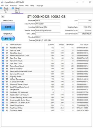 Picture of ST1000NX0423 1TB 2.5 inch 15mm SATA HARD DRIVE 7.2K RPM Enterprise