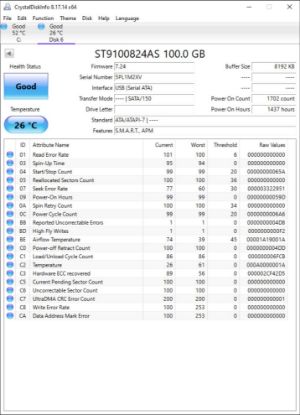 Picture of 100GB SATA 2.5" 2.5 INCH 9.5MM HARD DRIVE HDD WORKING NO BADS