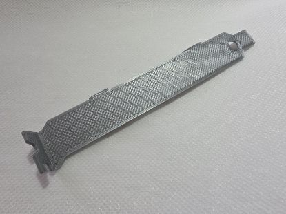 Picture of SILVER PLASTIC HIGH PROFILE BLANK BRACKET FOR ISA CARD XT-IDE XT-CF