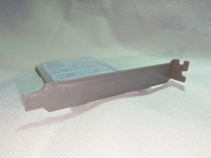 Picture of GREY PLASTIC HIGH PROFILE BLANK BRACKET FOR ISA CARD XT-IDE XT-CF