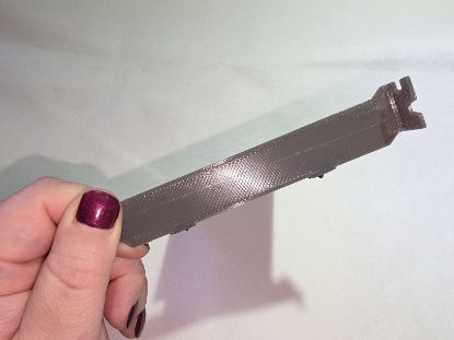 Picture of GREY PLASTIC HIGH PROFILE BLANK BRACKET FOR ISA CARD XT-IDE XT-CF