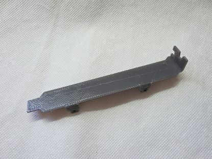 Picture of GREY PLASTIC HIGH PROFILE BLANK BRACKET FOR ISA CARD XT-IDE XT-CF