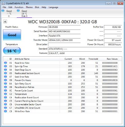 Picture of 320GB IDE 3.5" 3.5 HARD DRIVE HDD RETRO ATA IDE NO BADS