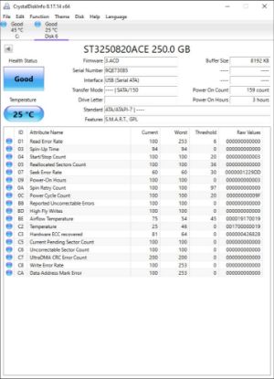 Picture of 250GB IDE 3.5" 3.5 HARD DRIVE HDD RETRO ATA IDE NO BADS