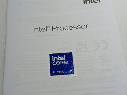 Picture of NOS GENUINE BLUE INTEL CORE ULTRA 7 STICKER