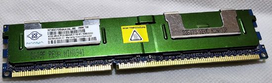 Picture of ECC REG 4GB NANYA NT4GC7B4NA1NL-BE DDR3 PC3-8500R 2R4 SERVER MEMORY - UK SELLER