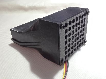 Picture of AAPRO - NVIDIA TESLA M4 P4 T4 SHROUD MADE FROM PETG FITS 40MM FANS