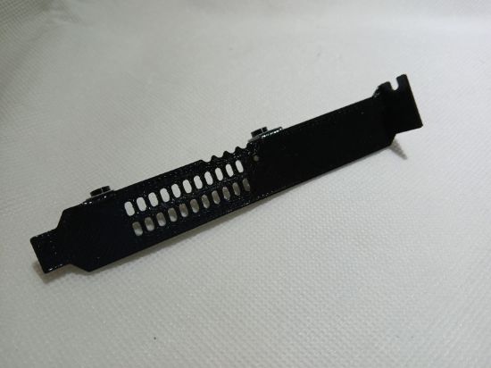 Picture of BLACK PETG HIGH PROFILE BRACKET FOR RADIAN RMS-200 RMS-300 CARD - NO TEXT