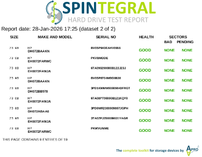 Picture of SAS 72GB 2.5" 15k RPM 2.5 INCH HARD DRIVE HDD