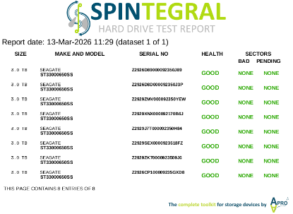 Picture of SAS 3TB 3.5" 7.2k RPM 6gbps SEAGATE ST33000650SS 3.5 INCH HARD DRIVE HDD