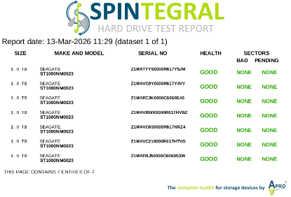 Picture of SAS 1TB 3.5" 7.2k RPM 6gbps SEAGATE ST1000NM0023 3.5 INCH HARD DRIVE HDD