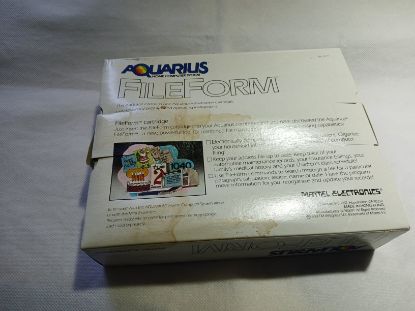 Picture of BOX AQUARIUS FILEFORM RETRO SOFTWARE FOR MATTEL AQUARIUS - GRADE B
