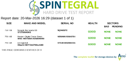 Picture of 750GB SATA 3.5" 3.5 HARD DRIVE HDD WORKING NO BADS MIX BRANDS