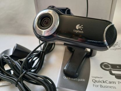 Picture of Logitech QuickCam Pro 9000 Webcam Black Carl Zeiss Lens USB Autofocus boxed