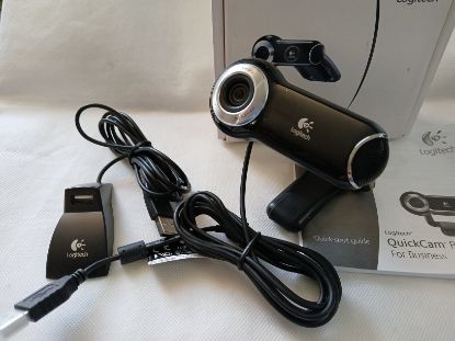 Picture of Logitech QuickCam Pro 9000 Webcam Black Carl Zeiss Lens USB Autofocus boxed