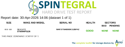 Picture of SAS 600GB 2.5" 15kRPM 12gbps SEAGATE Exos 15E900 ST600MP0136 2.5 INCH HARD DRIVE