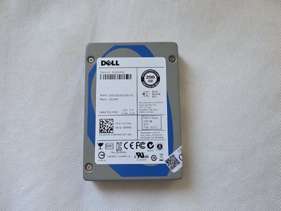 Picture of SAS SSD 200GB DELL LB206M 6R5R8 SLC SOLID STATE DRIVE