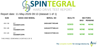 Picture of SAS 300GB 2.5" 10kRPM 6gbps HP EG0300FCSPH 2.5 INCH HARD DRIVE