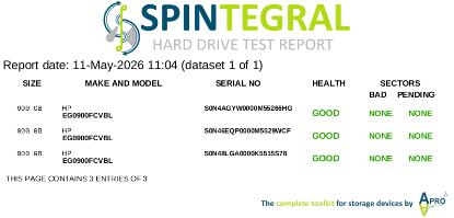 Picture of SAS 900GB 2.5" 10kRPM 6gbps HP EG0900FCVBL 2.5 INCH HARD DRIVE