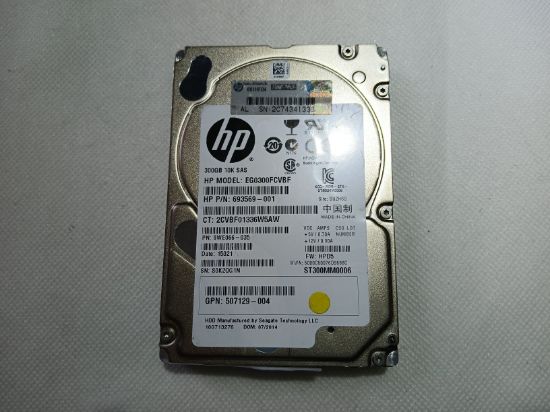 Picture of SAS 300GB 2.5" 10kRPM 6gbps HP EG0300FCVBF 2.5 INCH HARD DRIVE
