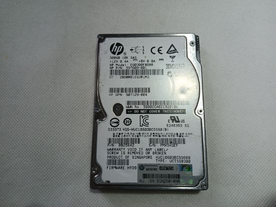 Picture of SAS 300GB 2.5" 10kRPM 6gbps HP EG0300FBDBR 2.5 INCH HARD DRIVE