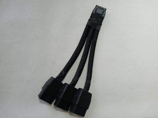Picture of NVIDIA CABLE 12VHPWR PCIe 5.0 12 Pin to TRIPLE GPU PCIE 8-Pin Cable FOR RTX40/50