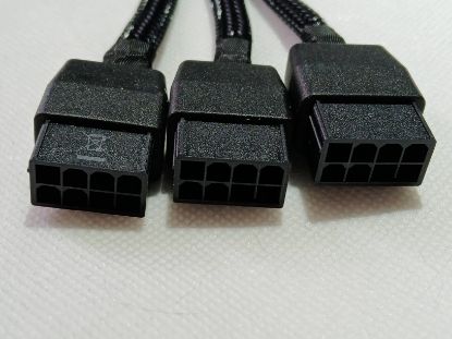 Picture of NVIDIA CABLE 12VHPWR PCIe 5.0 12 Pin to TRIPLE GPU PCIE 8-Pin Cable FOR RTX40/50