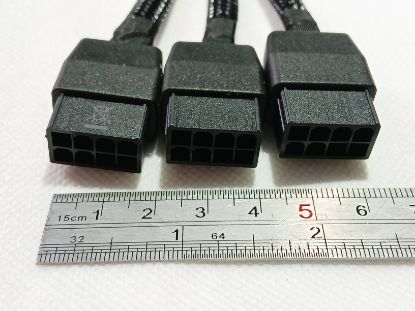 Picture of NVIDIA CABLE 12VHPWR PCIe 5.0 12 Pin to TRIPLE GPU PCIE 8-Pin Cable FOR RTX40/50