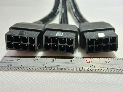 Picture of POWER CABLE 12VHPWR PCIe 5.0 12 Pin to TRIPLE GPU PCIE 8-Pin Cable FOR RTX40/50