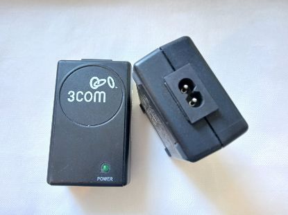 Picture of 3COM PW130 POE POWER SUPPLY INJECTOR RA4800N03 48V 420mA ETHERNET ADAPTER