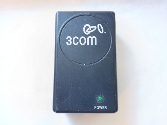 Picture of 3COM PW130 POE POWER SUPPLY INJECTOR RA4800N03 48V 420mA ETHERNET ADAPTER