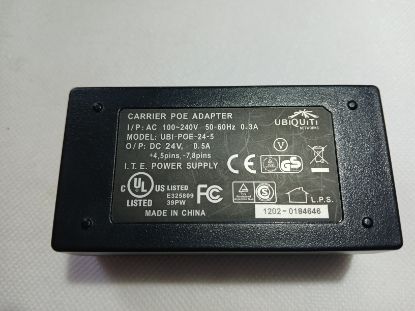 Picture of UBIQUITI UBI-POE-24-5 24V 0.5A POE INJECTOR