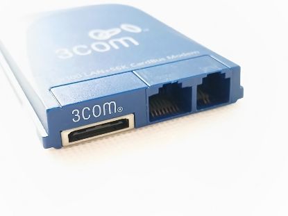 Picture of RETRO 3COM 3C3FEM656C 10/100Mbps LAN + 56K modem 32 BIT 3.3V CARDBUS