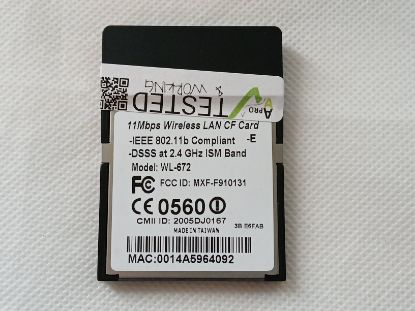Picture of GEMTEK WL-672 CF CARD WIFI B INTERSIL PRISM 3 (VERIFONE 23262-01, MXF-F910131)
