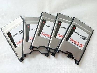 Picture of SANDISK COMPACT FLASH TO PCMCIA ADAPTER WORKS WITH STORAGE AND IO DEVICES AMIGA