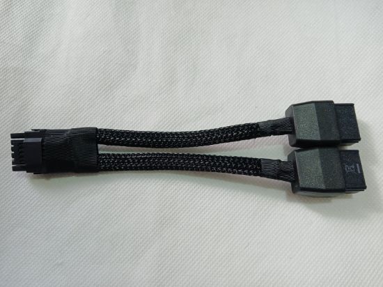 Picture of POWER CABLE 12VHPWR 12 Pin to Dual GPU PCIE 8-Pin Cable FOR RTX40/50