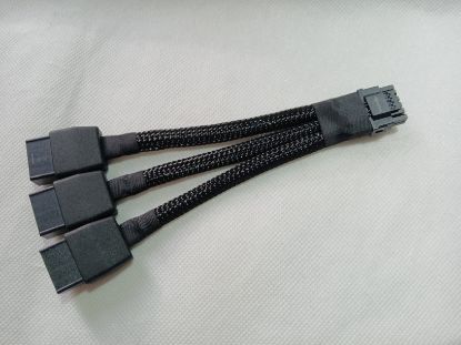 Picture of POWER CABLE 12VHPWR 12 Pin to TRIPLE GPU PCIE 8-Pin Cable FOR RTX40/50
