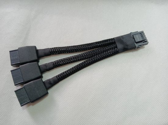 Picture of POWER CABLE 12VHPWR 12 Pin to TRIPLE GPU PCIE 8-Pin Cable FOR RTX40/50