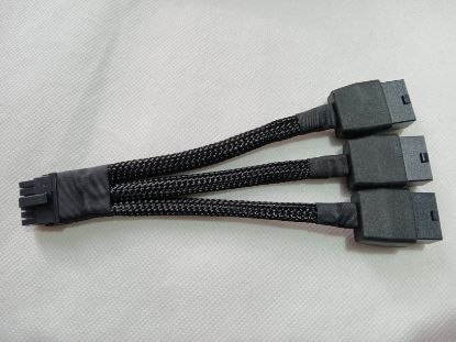Picture of POWER CABLE 12VHPWR 12 Pin to TRIPLE GPU PCIE 8-Pin Cable FOR RTX40/50