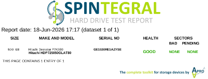 Picture of 500GB IDE 3.5" 3.5 HARD DRIVE HDD RETRO ATA IDE NO BADS