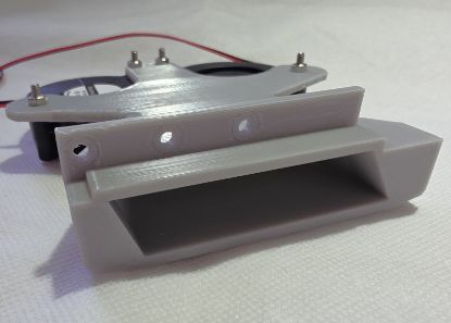 Picture of AAPRO - NVIDIA TESLA M60 SHROUD MADE FROM PETG FITS TWO 5015 BLOWERS