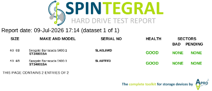 Picture of SLIM IDE 40GB 3.5" SEAGATE ST340015A 3.5 INCH HARD DRIVE HDD