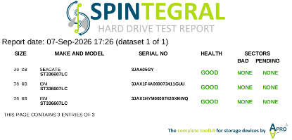 Picture of SCSI 80PIN 36GB 3.5" Seagate ST336607LC 3.5 INCH HARD DRIVE HDD
