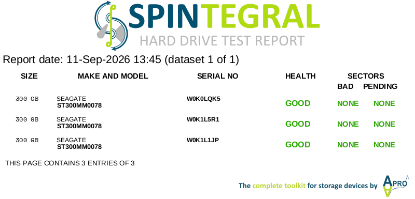 Picture of SAS 300GB 2.5" 10k RPM 12gbps DELL SEAGATE ST300MM0078 2.5 INCH HARD DRIVE HDD