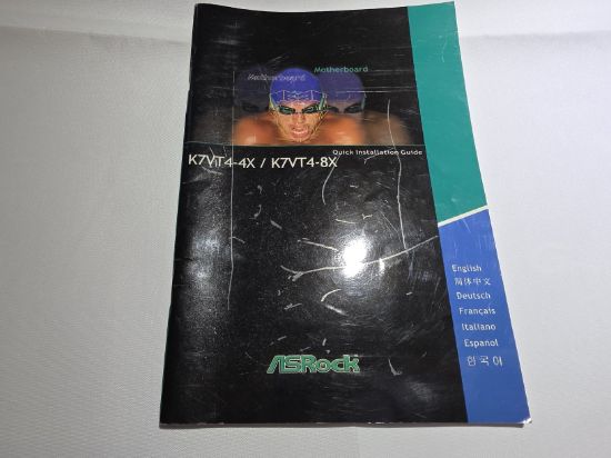 Picture of ASROCK K7VT4-4X K7VT4-8X MOTHERBOARD QUICK INSTALLATION GUIDE MANUAL