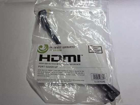 Picture of PLANET WAVES HDMI PORT SAVER UP PSUPE HIGH SPEED HDMI CABLE ADAPTER